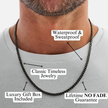 (Almost Sold Out) Promise Classic 7mm Cuban Necklace - Love You This Much
